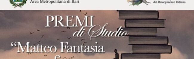 PREMI DI STUDIO “MATTEO FANTASIA E FIGLIA ANNA MARIA” – ISTANZE ENTRO IL 31 OTTOBRE